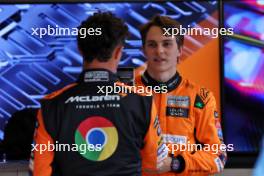 Oscar Piastri (AUS) McLaren with team mate Lando Norris (GBR) McLaren. 17.10.2024. Formula 1 World Championship, Rd 19, United States Grand Prix, Austin, Texas, USA, Preparation Day.