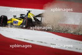 Kush Maini (IND) Invicta Racing runs wide. 28.06.2024. FIA Formula 2 Championship, Rd 7, Spielberg, Austria, Friday.