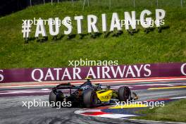 Gabriel Bortoleto (BRA) Invicta Racing. 30.06.2024. FIA Formula 2 Championship, Rd 7, Feature Race, Spielberg, Austria, Sunday.