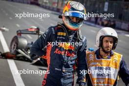 Josep Maria Marti (ESP) Campos Racing crashed out of the race. 15.09.2024. FIA Formula 2 Championship, Rd 12, Feature Race, Baku, Azerbaijan, Sunday.