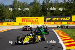 Kush Maini (IND) Invicta Racing. 28.07.2024. Formula 2 Championship, Rd 10, Feature Race, Spa-Francorchamps, Belgium, Sunday.