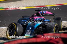 Victor Martins (FRA) ART Grand Prix crashed out of the race. 28.07.2024. Formula 2 Championship, Rd 10, Feature Race, Spa-Francorchamps, Belgium, Sunday.