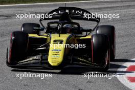 Kush Maini (IND) Invicta Racing. 21.06.2024. FIA Formula 2 Championship, Rd 6, Barcelona, Spain, Friday.
