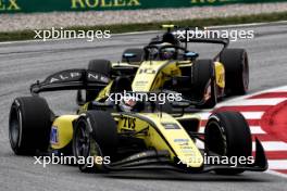 Kush Maini (IND) Invicta Racing. 22.06.2024. FIA Formula 2 Championship, Rd 6, Sprint Race, Barcelona, Spain, Saturday.