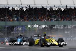 Gabriel Bortoleto (BRA) Invicta Racing. 06.07.2024. FIA Formula 2 Championship, Rd 8, Sprint Race, Silverstone, England, Saturday.