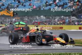 Isack Hadjar (FRA) Campos Racing.  06.07.2024. FIA Formula 2 Championship, Rd 8, Sprint Race, Silverstone, England, Saturday.