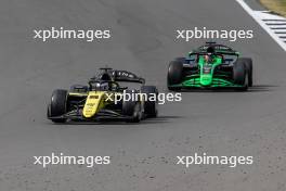 Kush Maini (IND) Invicta Racing. 07.07.2024. FIA Formula 2 Championship, Rd 8, Feature Race, Silverstone, England, Sunday.