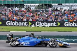 Franco Colapinto (ARG) MP Motorsport. 07.07.2024. FIA Formula 2 Championship, Rd 8, Feature Race, Silverstone, England, Sunday.