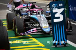 Thid placed Victor Martins (FRA) ART Grand Prix in parc ferme. 20.07.2024. FIA Formula 2 Championship, Rd 9, Budapest, Hungary, Sprint Race, Saturday.