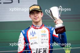 Richard Verschoor (NED) Trident celebrates his third position on the podium. 21.07.2024. FIA Formula 2 Championship, Rd 9, Budapest, Hungary, Feature Race, Sunday.