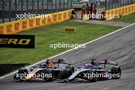 Josep Maria Marti (ESP) Campos Racing and Victor Martins (FRA) ART Grand Prix battle for position. 31.08.2024. Formula 2 Championship, Rd 11, Sprint Race, Monza, Italy, Saturday.