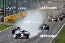 Enzo Fittiapldi (BRA) Van Amersfoort Racing locks up under braking. 31.08.2024. Formula 2 Championship, Rd 11, Sprint Race, Monza, Italy, Saturday.