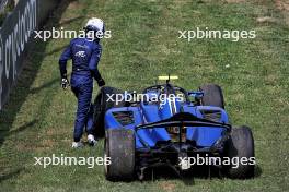 Zak O'Sullivan (GBR) ART Grand Prix out of the race. 31.08.2024. Formula 2 Championship, Rd 11, Sprint Race, Monza, Italy, Saturday.