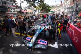 Victor Martins (FRA) ART Grand Prix on the grid. 26.05.2024. FIA Formula 2 Championship, Rd 5, Monte Carlo, Monaco, Feature Race, Sunday.