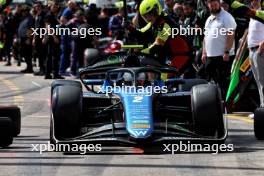 Zak O'Sullivan (GBR) ART Grand Prix makes a late race pit stop. 26.05.2024. FIA Formula 2 Championship, Rd 5, Monte Carlo, Monaco, Feature Race, Sunday.