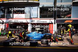 Zak O'Sullivan (GBR) ART Grand Prix in the pits. 26.05.2024. FIA Formula 2 Championship, Rd 5, Monte Carlo, Monaco, Feature Race, Sunday.