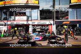 Victor Martins (FRA) ART Grand Prix in the pits. 26.05.2024. FIA Formula 2 Championship, Rd 5, Monte Carlo, Monaco, Feature Race, Sunday.