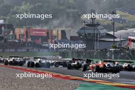 Gabriele Mini (ITA) Prema Racing spins at the start of the race. 28.07.2024. Formula 3 Championship, Rd 9, Feature Race, Spa-Francorchamps, Belgium, Sunday.