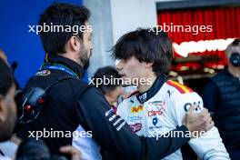 Second placed Sebastian Montoya (COL) Campos Racing in parc ferme. 28.07.2024. Formula 3 Championship, Rd 9, Feature Race, Spa-Francorchamps, Belgium, Sunday.