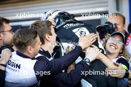 Race winner Callum Voisin (GBR) Rodin Motorsport celebrates in parc ferme. 28.07.2024. Formula 3 Championship, Rd 9, Feature Race, Spa-Francorchamps, Belgium, Sunday.