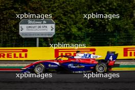 Leonardo Fornaroli (ITA) Trident. 28.07.2024. Formula 3 Championship, Rd 9, Feature Race, Spa-Francorchamps, Belgium, Sunday.