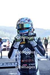 Race winner Callum Voisin (GBR) Rodin Motorsport celebrates in parc ferme. 28.07.2024. Formula 3 Championship, Rd 9, Feature Race, Spa-Francorchamps, Belgium, Sunday.