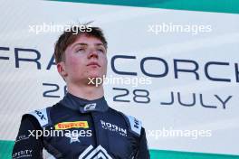 Race winner Callum Voisin (GBR) Rodin Motorsport celebrates on the podium. 28.07.2024. Formula 3 Championship, Rd 9, Feature Race, Spa-Francorchamps, Belgium, Sunday.