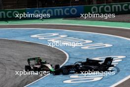 Nikita Bedrin (ITA) AIX Racing and Callum Voisin (GBR) Rodin Motorsport collide. 22.06.2024. FIA Formula 3 Championship, Rd 5, Sprint Race, Barcelona, Spain, Saturday.