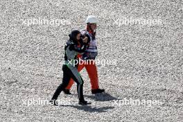 Nikita Bedrin (ITA) AIX Racing retired from the race. 22.06.2024. FIA Formula 3 Championship, Rd 5, Sprint Race, Barcelona, Spain, Saturday.