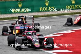 Nikola Tsolov (BGR) ART Grand Prix. 23.06.2024. FIA Formula 3 Championship, Rd 5, Feature Race, Barcelona, Spain, Sunday.