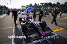 Sophia Florsch (GER) Van Amersfoort Racing on the grid. 19.05.2024. FIA Formula 3 Championship, Rd 3, Feature Race, Imola, Italy, Sunday.