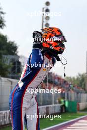 Race winner Sami Meguetounif (FRA) Trident celebrates in parc ferme. 01.09.2024. Formula 3 Championship, Rd 10, Feature Race, Monza, Italy, Sunday.