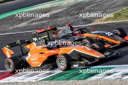 Kacper Sztuka (POL) MP Motorsport and Tommy Smith (AUS) Van Amersfoort Racing battle for position. 01.09.2024. Formula 3 Championship, Rd 10, Feature Race, Monza, Italy, Sunday.