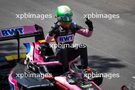 Race winner Nikola Tsolov (BGR) ART Grand Prix celebrates in parc ferme. 25.05.2024. FIA Formula 3 Championship, Rd 4, Sprint Race Monte Carlo, Monaco, Saturday.