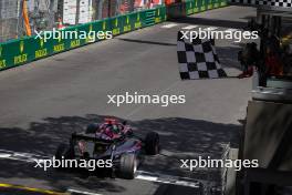 Race winner Nikola Tsolov (BGR) ART Grand Prix takes the chequered flag at the end of the race. 25.05.2024. FIA Formula 3 Championship, Rd 4, Sprint Race Monte Carlo, Monaco, Saturday.