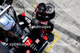 Mike Conway (GBR) / Kamui Kobayashi (JPN) / Nyck de Vries (NLD) #07 Toyota Gazoo Racing Toyota GR010 Hybrid in the pits. 01.03.2024. FIA World Endurance Championship, Round 1, Doha 1812 KM, Doha, Qatar, Friday.