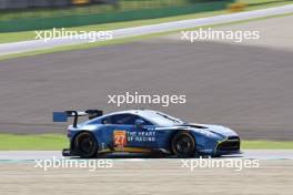 Ian James (USA) / Daniel Mancinelli (ITA) / Alex Riberas (ESP) #27 Heart of Racing Team Aston Martin Vantage AMR LMGT3. 21.04.2024. FIA World Endurance Championship, Round 2, 6 Hours of Imola, Imola, Italy, Sunday.