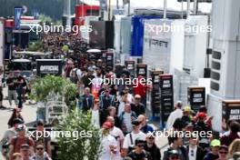 Circuit atmosphere - fans in the paddock. 10.05.2024. FIA World Endurance Championship, Rd 3, Six Hours of Spa, Spa Francorchamps, Belgium.