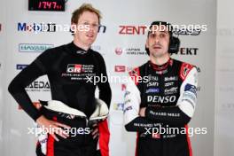 (L to R): Brendon Hartley (NZL) and Sebastien Buemi (SUI) #08 Toyota Gazoo Racing. 09.05.2024. FIA World Endurance Championship, Rd 3, Six Hours of Spa, Spa Francorchamps, Belgium.