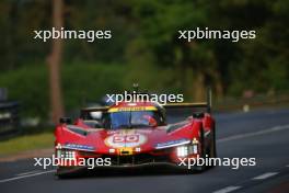 Antonio Fuoco (ITA) / Miguel Molina (ESP) / Nicklas Nielsen (DEN) #50 Ferrari AF Corse, Ferrari 499P. 15.06.2024. FIA World Endurance Championship, Round 4, Le Mans 24 Hours, Race, Le Mans, France, Saturday.