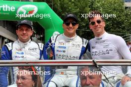Earl Bamber (NZL) / Alex Lynn (GBR) / Alex Palou (ESP) #02 Cadillac Racing Cadillac V-Series.R. 14.06.2024. FIA World Endurance Championship, Round 4, Le Mans 24 Hours, Parade, Le Mans, France, Friday.