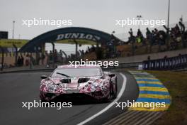 Sarah Bovy (BEL) / Rahel Frey (SUI) / Michelle Gatting (DEN) #85 Iron Dames Lamborghini Huracan LMGT3 Evo2. 13.06.2024. FIA World Endurance Championship, Round 4, Le Mans 24 Hours, Practice and Qualifying, Le Mans, France, Thursday.