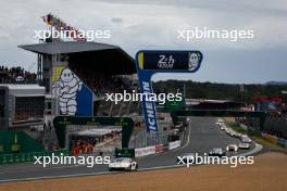 Aliaksandr Malykhin (KNA) / Joel Sturm (GER) / Klaus Bachler (AUT) #92 Manthey PureRxcing Porsche 911 GT3 R LMGT3. 15.06.2024. FIA World Endurance Championship, Round 4, Le Mans 24 Hours, Race, Le Mans, France, Saturday.