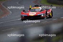 Antonio Fuoco (ITA) / Miguel Molina (ESP) / Nicklas Nielsen (DEN) #50 Ferrari AF Corse, Ferrari 499P. 12.06.2024. FIA World Endurance Championship, Round 4, Le Mans 24 Hours, Practice and Qualifying, Le Mans, France, Wednesday.