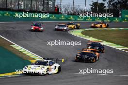 Aliaksandr Malykhin (KNA) / Joel Sturm (GER) / Klaus Bachler (AUT) #92 Manthey PureRxcing Porsche 911 GT3 R LMGT3. 14.07.2024. FIA World Endurance Championship, Round 5, Six Hours of Sao Paulo, Sao Paulo, Brazil.