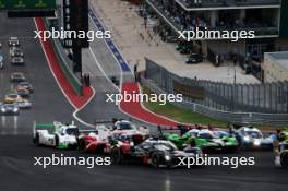 Sebastien Buemi (SUI) / Brendon Hartley (NZL) / Ryo Hirakawa (JPN) #08 Toyota Gazoo Racing, Toyota GR010, Hybrid at the start of the race. 01.09.2024. FIA World Endurance Championship, Rd 6, Lone Star COTA, Circuit of the Americas, Austin, Texas, USA.