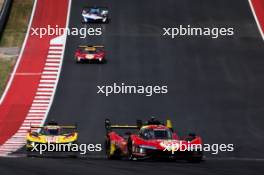 James Calado (GBR) / Alessandro Pier Guidi (ITA) / Antonio Giovinazzi (ITA) #51 AF Corse Ferrari 499P. 01.09.2024. FIA World Endurance Championship, Rd 6, Lone Star COTA, Circuit of the Americas, Austin, Texas, USA.