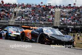 Joshua Caygill (GBR) / Nicolas Pino (CHL) / Marino Sato (JPN) #95 United Autosports McLaren 720S LMGT3 Evo. 01.09.2024. FIA World Endurance Championship, Rd 6, Lone Star COTA, Circuit of the Americas, Austin, Texas, USA.