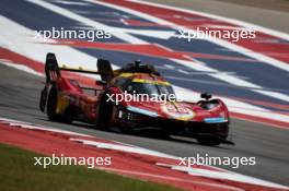 Antonio Fuoco (ITA) / Miguel Molina (ESP) / Nicklas Nielsen (DEN) #50 Ferrari AF Corse, Ferrari 499P. 30.08.2024. FIA World Endurance Championship, Rd 6, Lone Star COTA, Circuit of the Americas, Austin, Texas, USA.