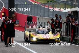 Race winners Robert Kubica (POL) / Robert Shwartzman (ISR) / Yifei Ye (CHN) #83 AF Corse Ferrari 499P enter parc ferme. 01.09.2024. FIA World Endurance Championship, Rd 6, Lone Star COTA, Circuit of the Americas, Austin, Texas, USA.